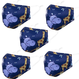 Children's Reusable Cloth Mask-Pink Bears