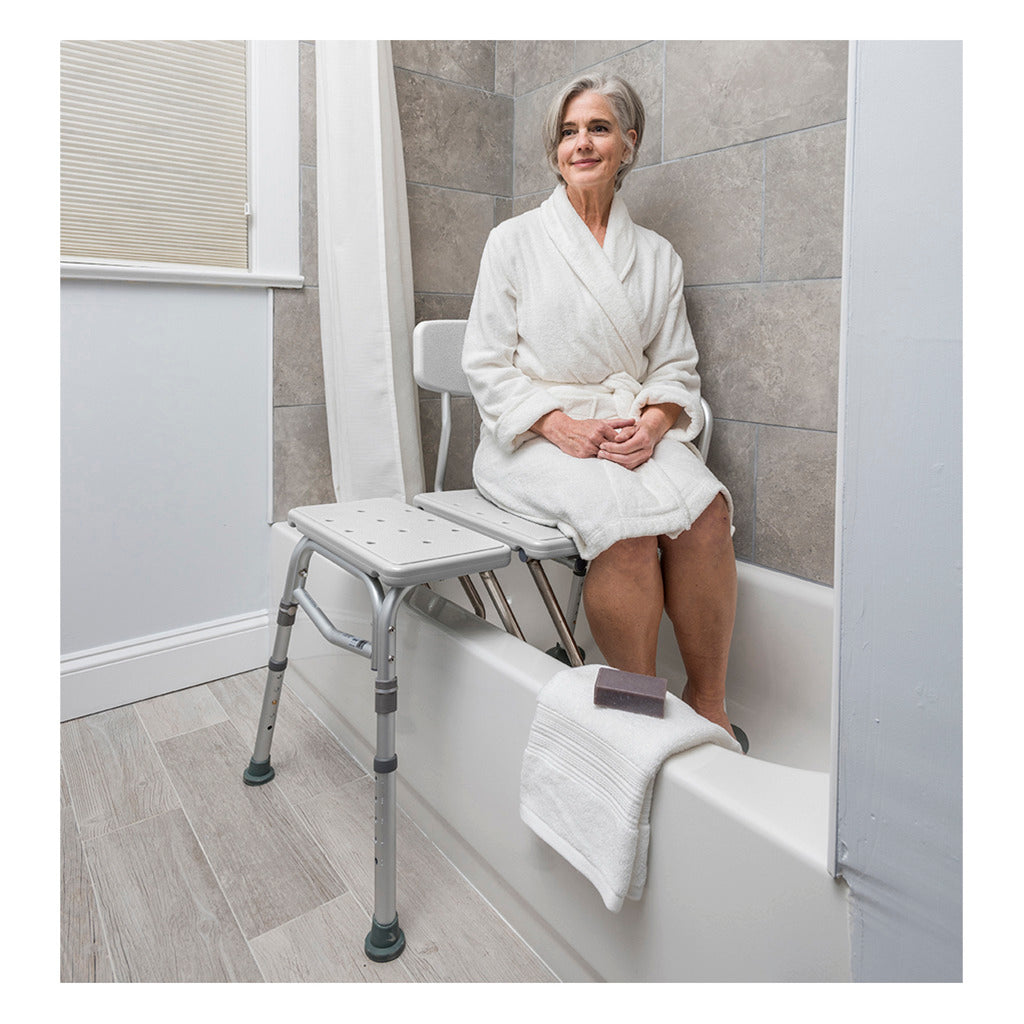 Splash Defense™ Transfer Bench with Curtain Guard Protection