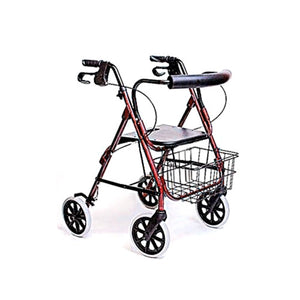 Adult Deluxe Rollator-Burgundy