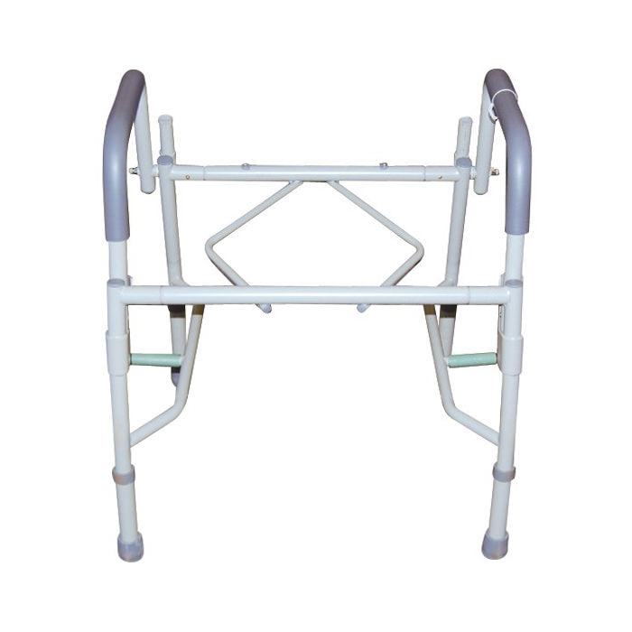 Drive Deluxe Steel Drop-Arm Commode With Padded Seat