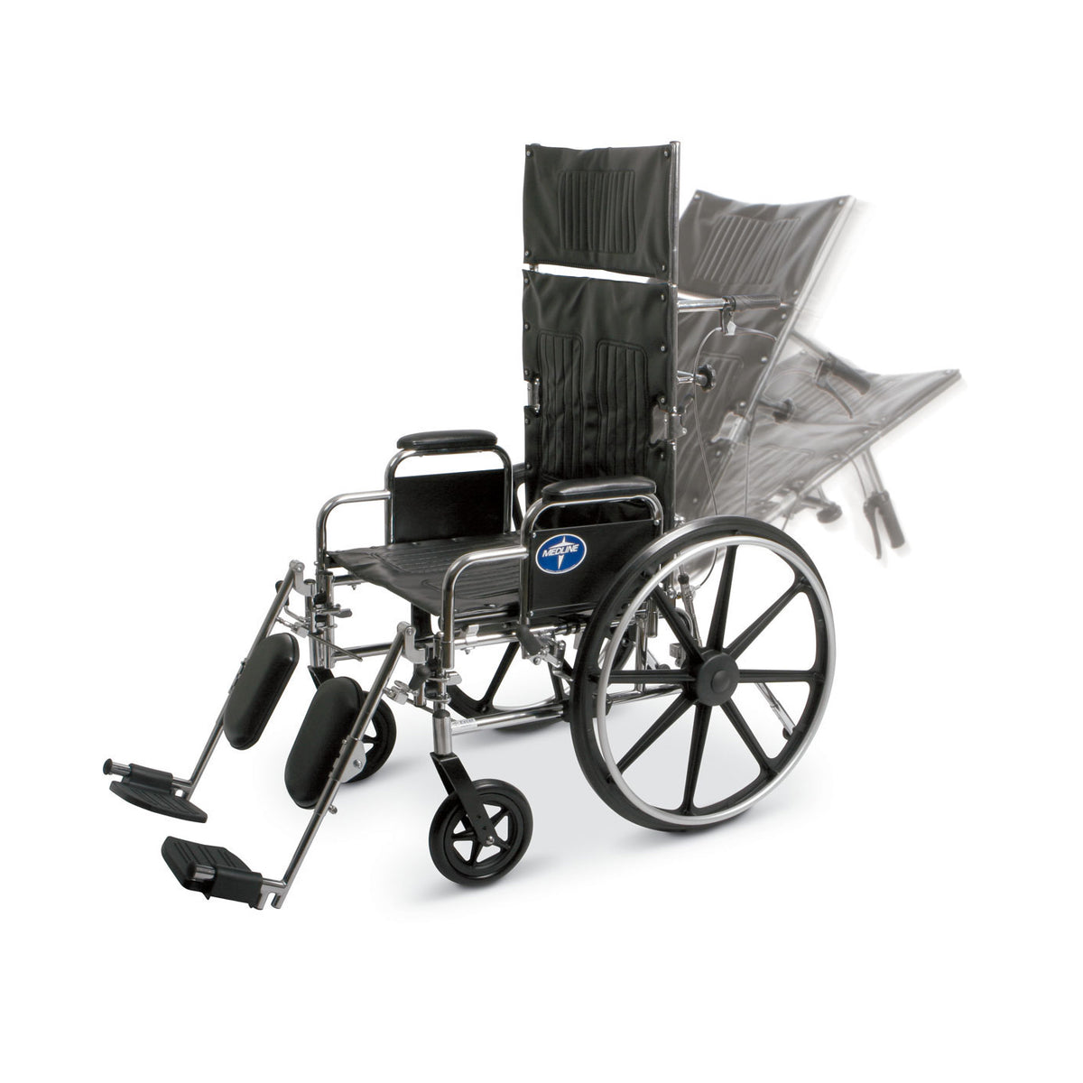 Medline Excel Reclining Wheelchair-20"