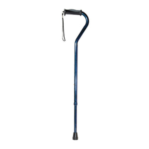Drive Adjustable Offset Cane with Gel Grip-Red Crackle