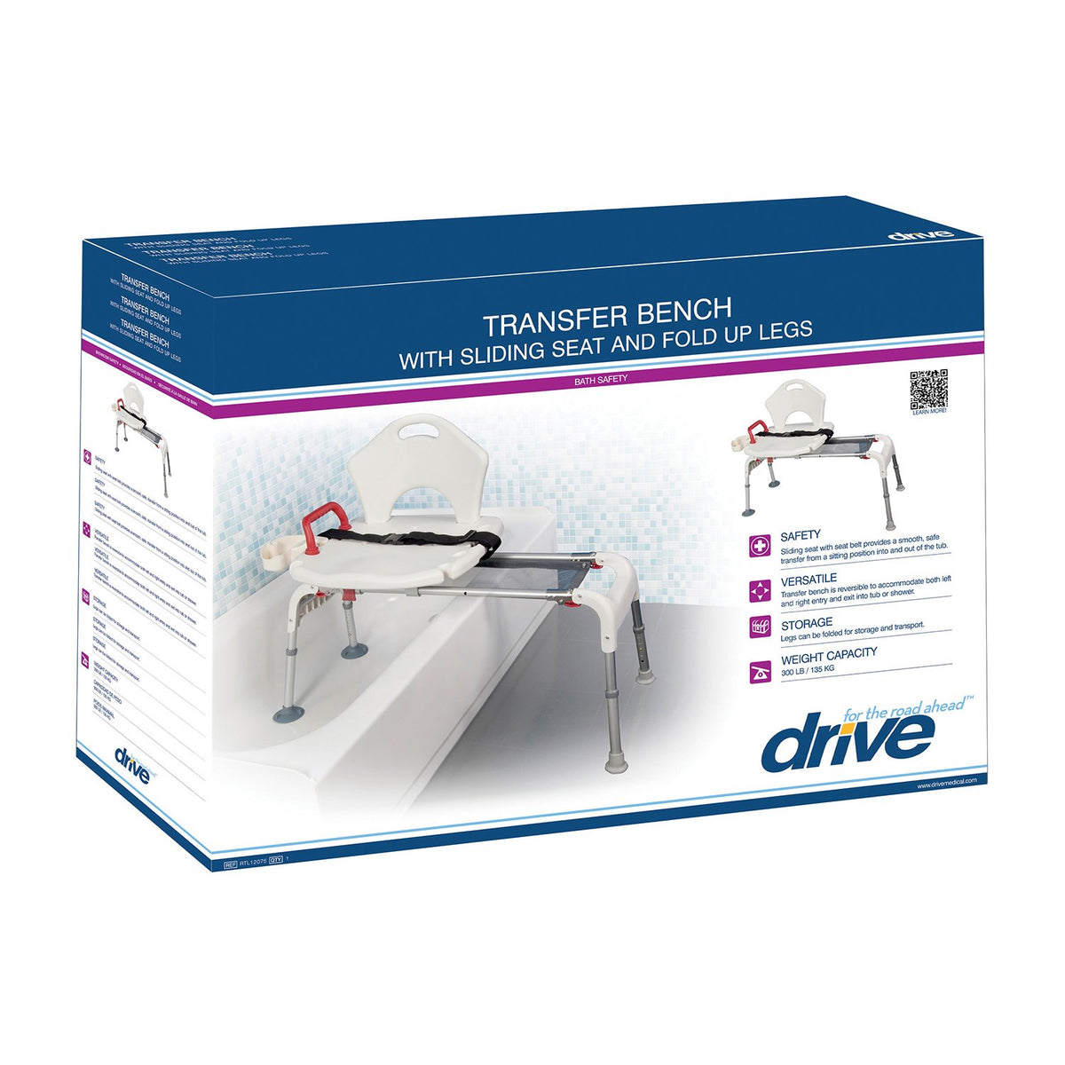 Sliding and Folding Transfer Bench