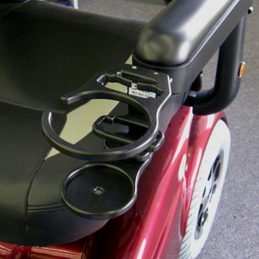 Combo Cell Phone and Drink Holder for Electric Powered Chairs